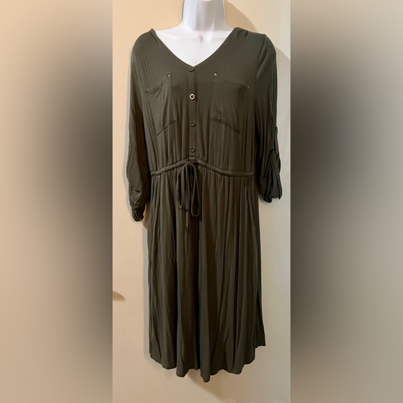 Torrid Super Soft Shirt Knit Dress - Picture 2 of 5